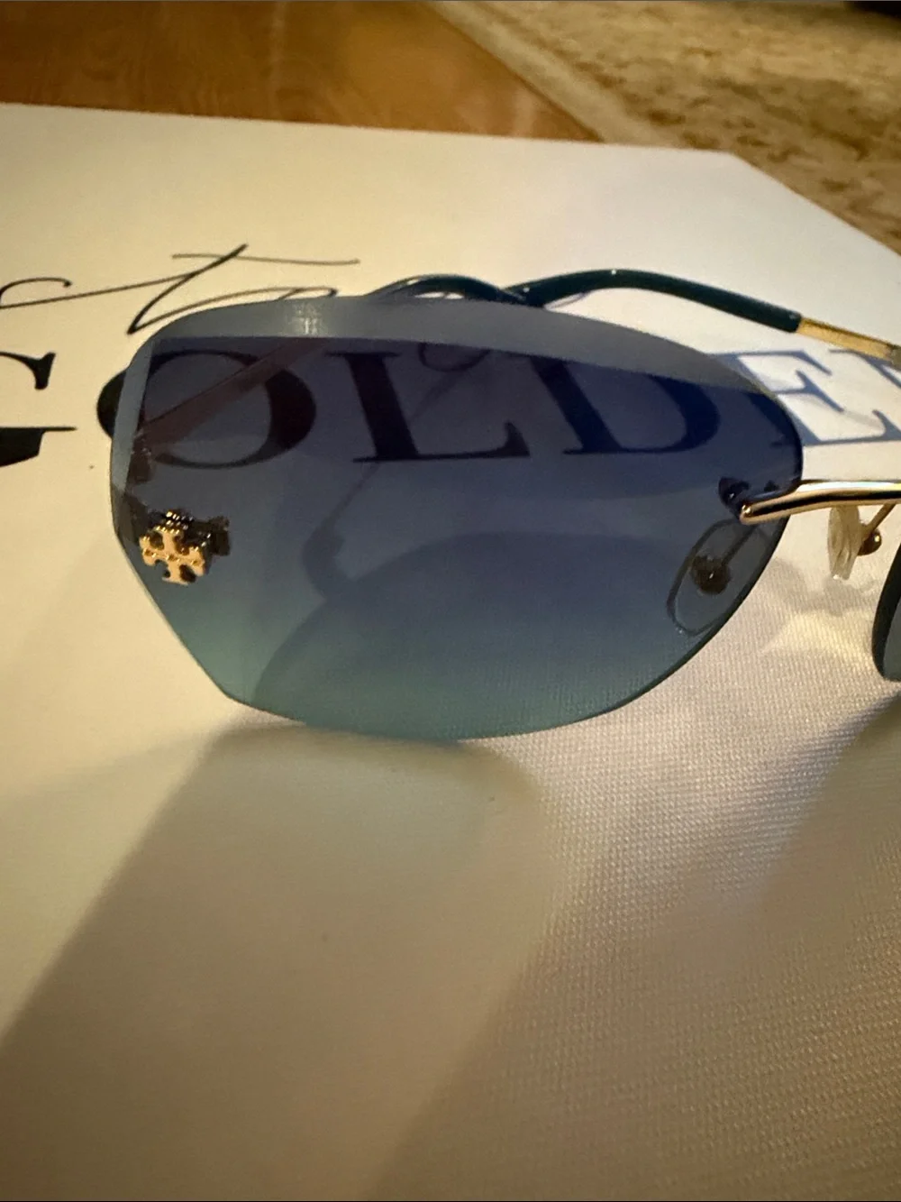 Tory Burch stylish rimless
